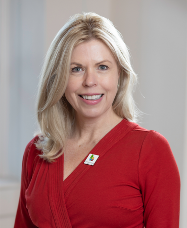 Photo of woman smiling at camera