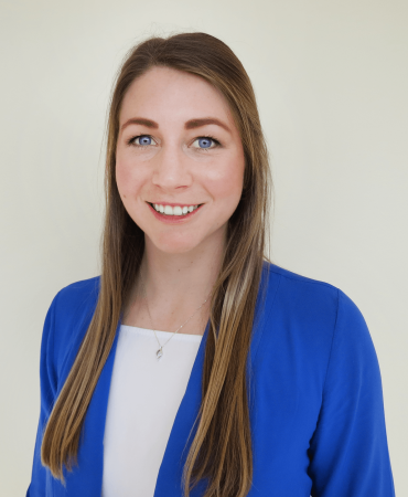 Photo of woman smiling at camera