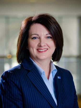 Photo of woman smiling at camera