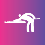 Icon of billiards competition