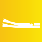 Icon of fish swimming competition