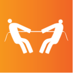Icon of tug of war competition