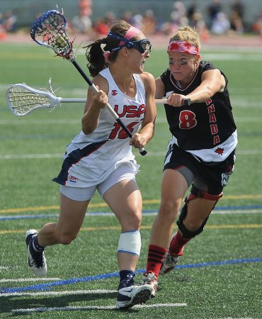 Photo of women playing lacrosse