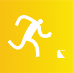 Icon of orienteering competition