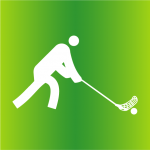 Icon of floorball competition